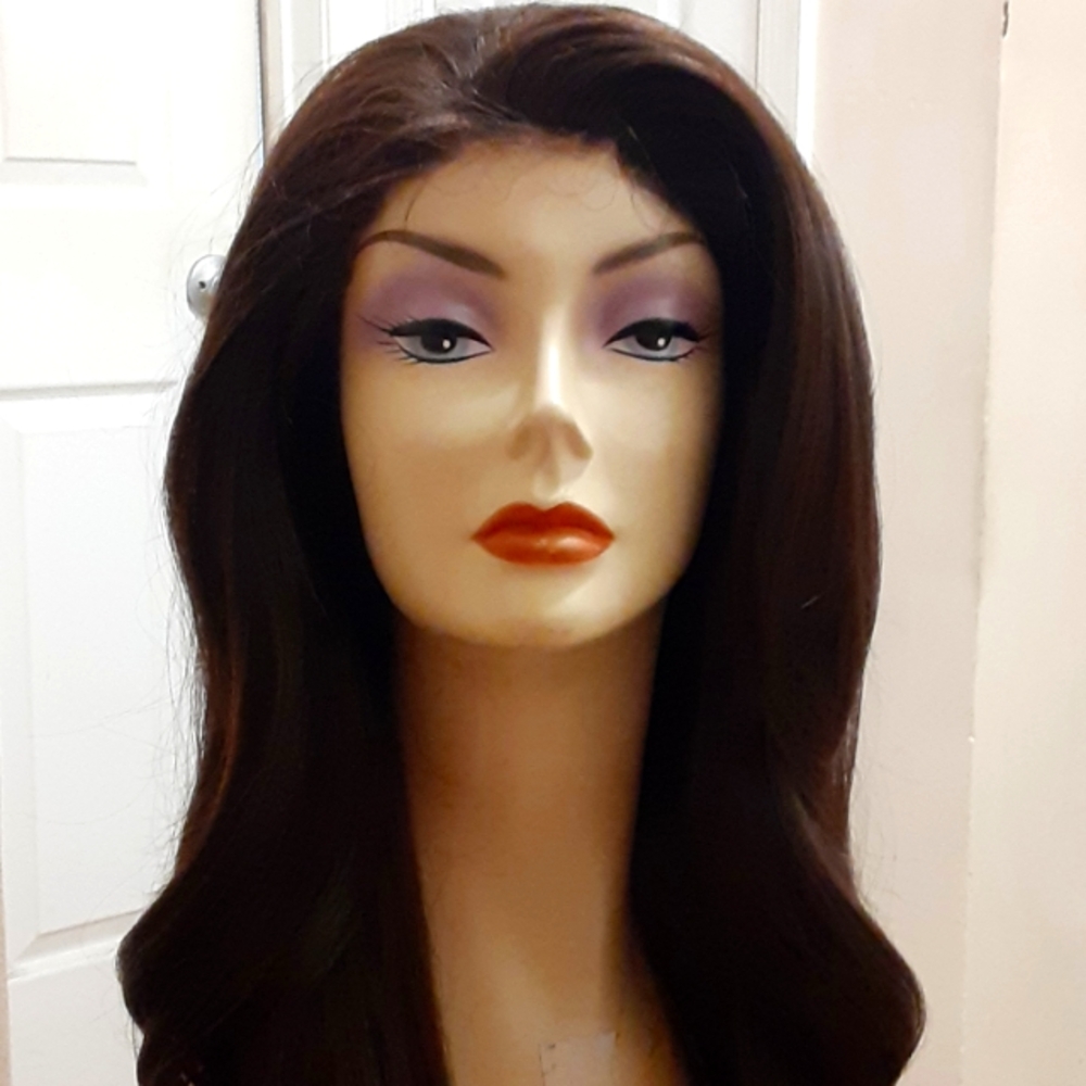 Outre, md/lg cap dk br #4 ladies wig